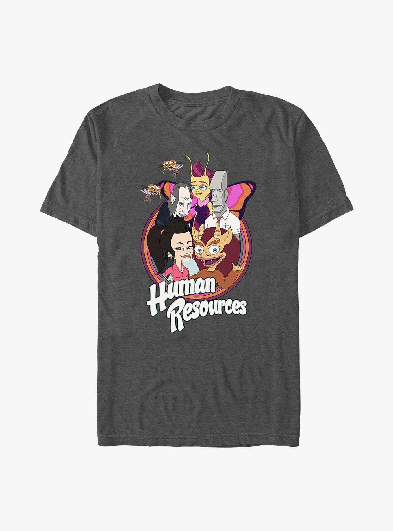 Human Resources Group T-Shirt, CHAR HTR, hi-res