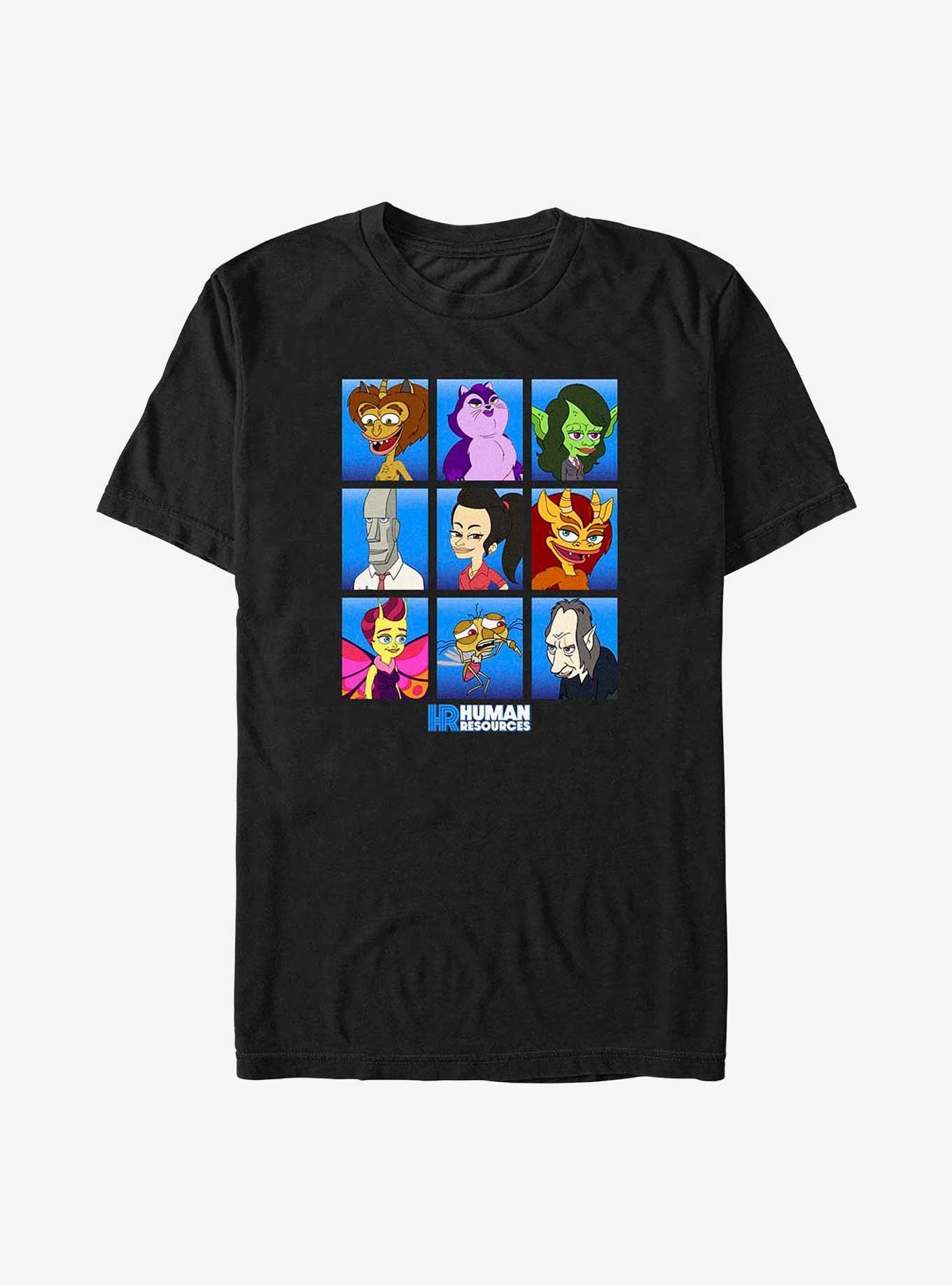 Human Resources Monster Bunch T-Shirt, BLACK, hi-res