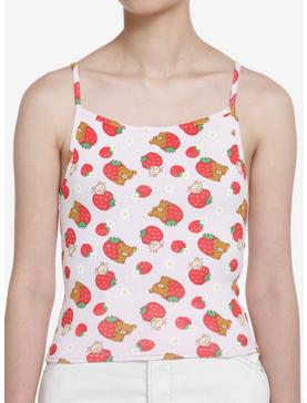 Rilakkuma Strawberries Allover Print Girls Tank Top, , hi-res