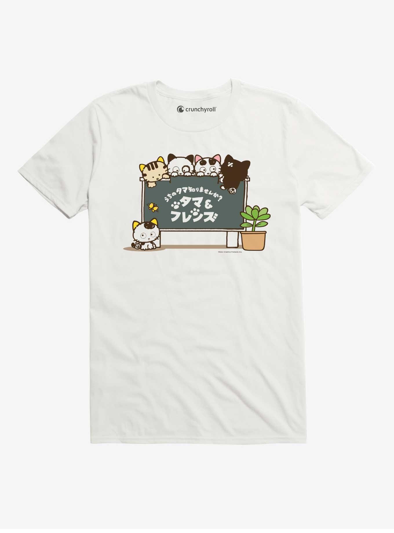 THRDLESS Tama And Friends Chalkboard Cats T-Shirt