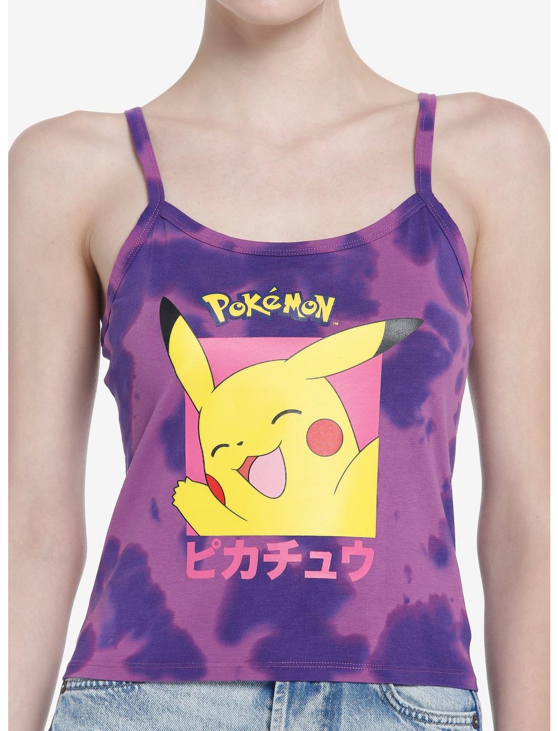 Pokemon Pikachu Tie-Dye Girls Cami, MULTI, hi-res