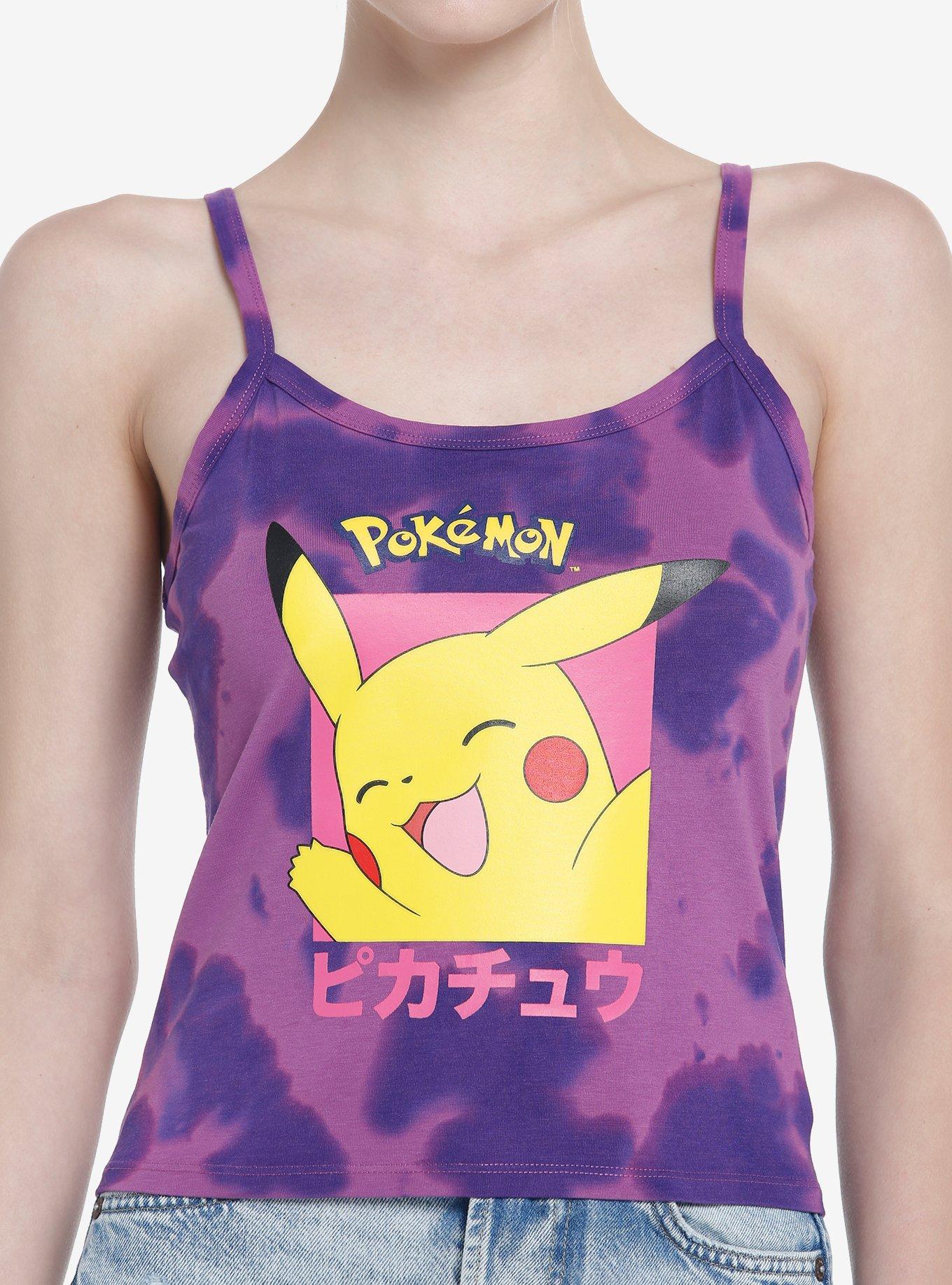 Pokemon Pikachu Tie-Dye Girls Cami, MULTI, hi-res