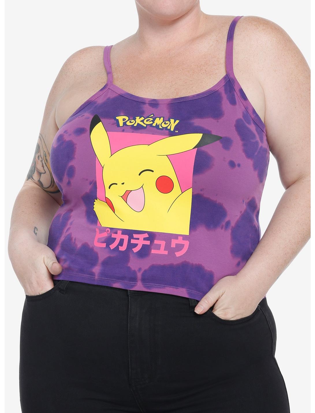 Pokemon Pikachu Tie-Dye Girls Cami Plus Size, MULTI, hi-res