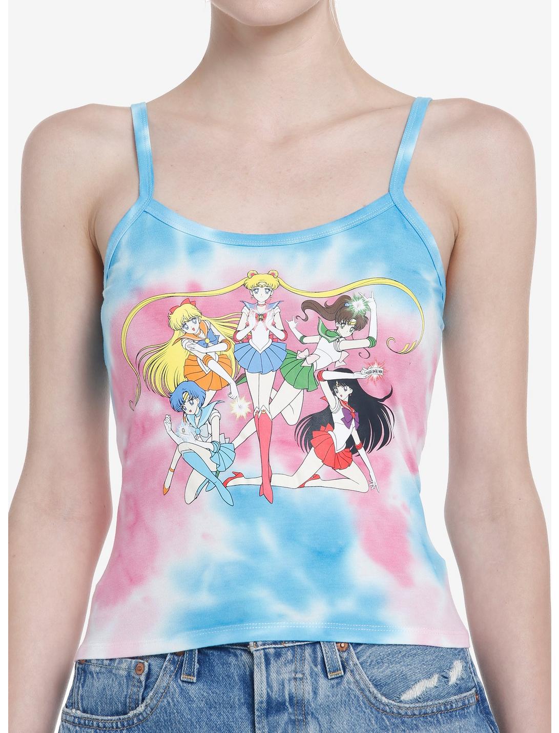 Sailor Moon Inner Sailor Guardians Tie-Dye Girls Cami, MULTI, hi-res