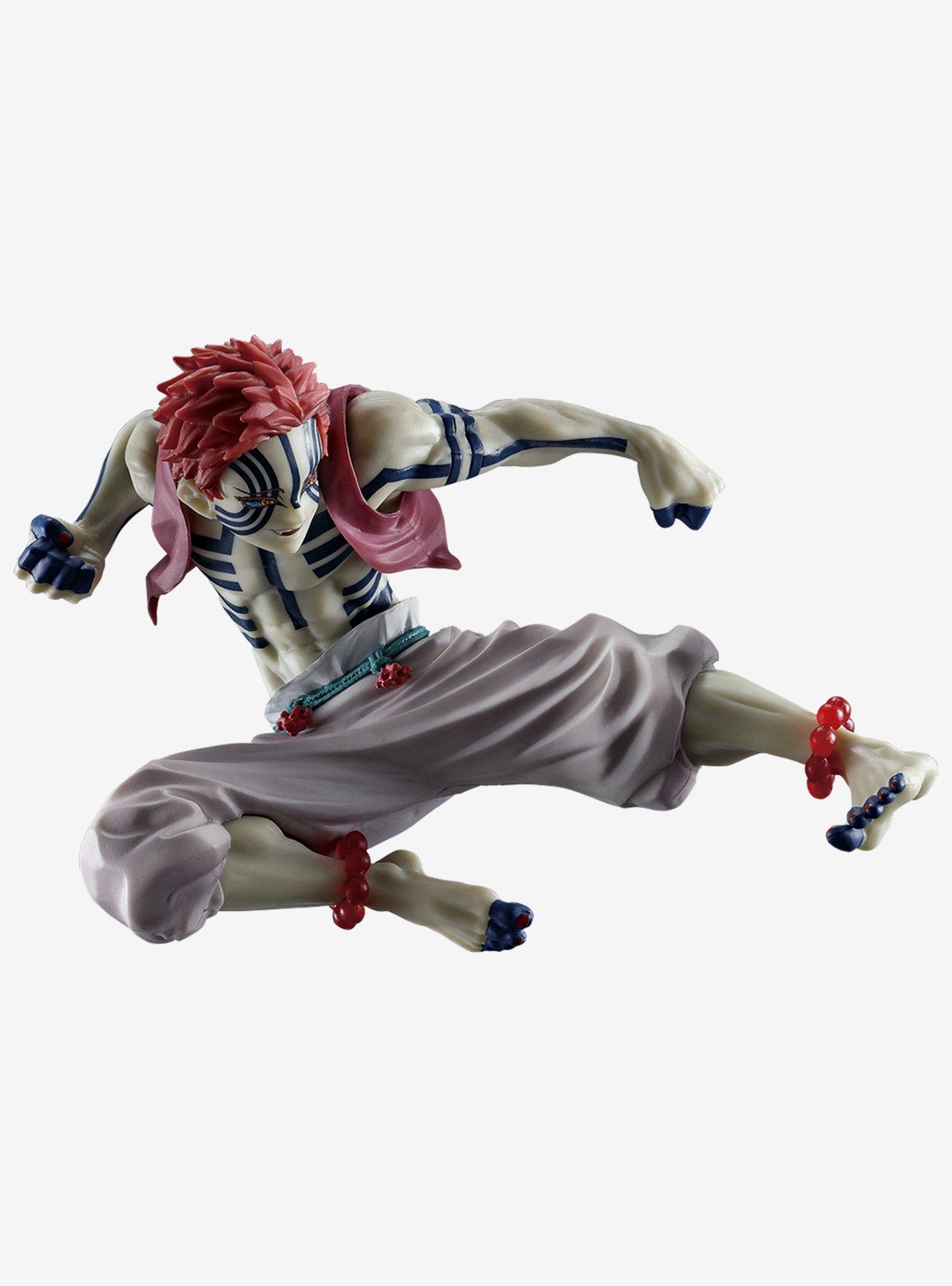 Bandai Spirits Demon Slayer: Kimetsu no Yaiba Ichibansho Akaza (Shake the Sword Burn Your Heart Ver.) Figure, , hi-res
