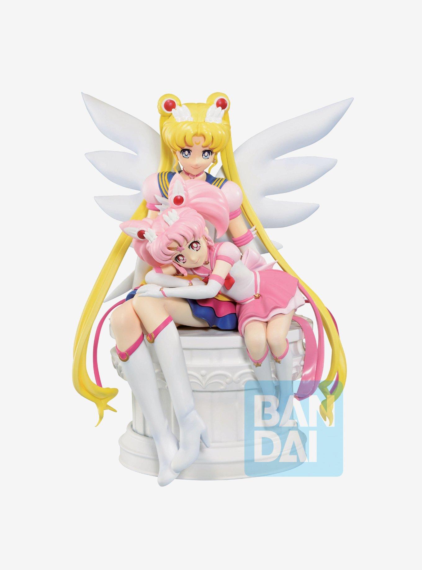 Bandai Spirits Sailor Moon Eternal Ichibansho Eternal Sailor Moon & Eternal Sailor Chibi Moon Figure, , hi-res