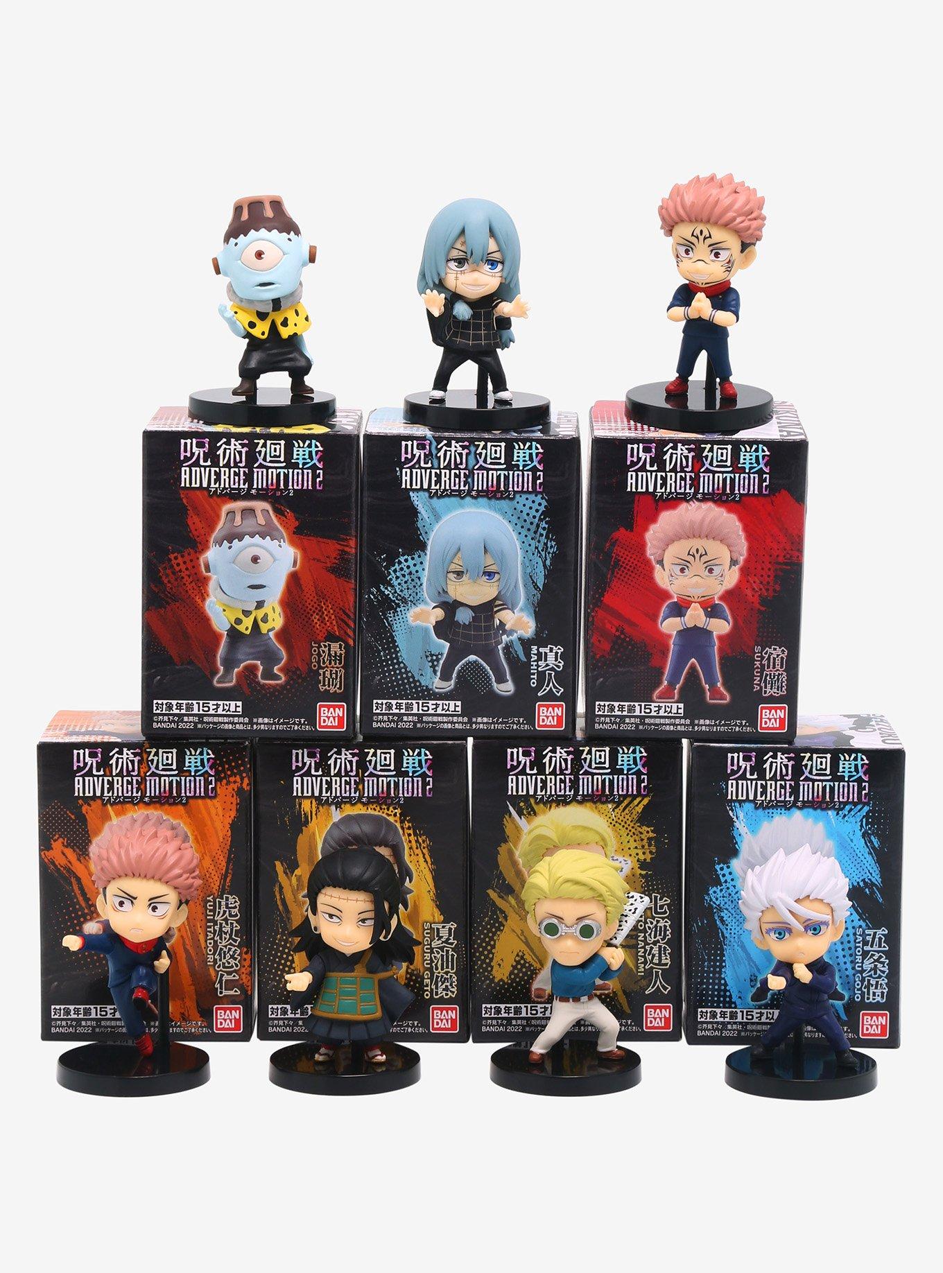  Bandai Namco - Jujutsu Kaisen Adverge Figure Box Set D (Satoru  Gojo, Ryomen Sukuna, Suguru Geto, Mahito), Adverge Figure Box Set : Toys &  Games