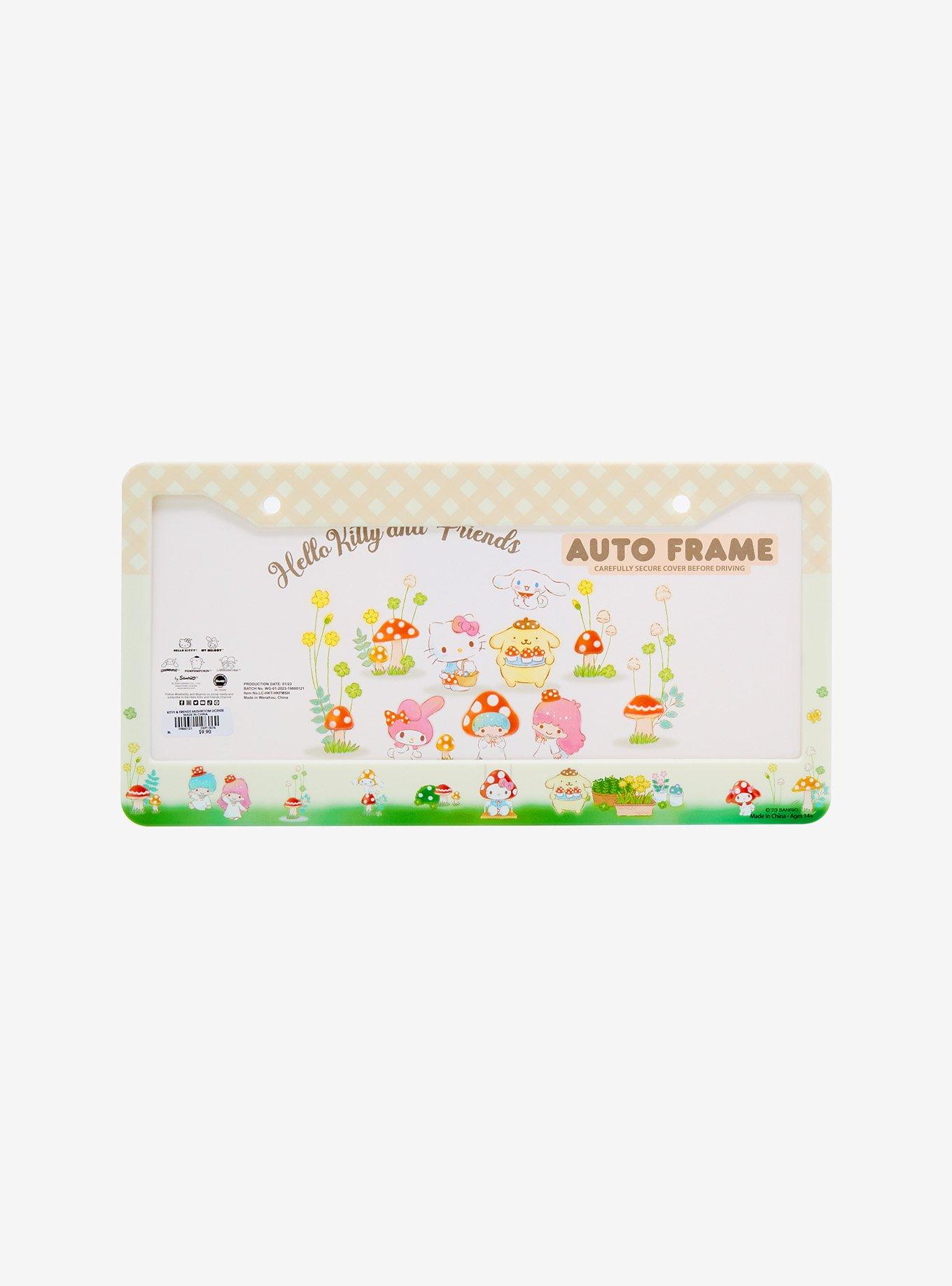 Sanrio Hello Kitty and Friends Mushroom License Plate Frame - BoxLunch Exclusive, , hi-res