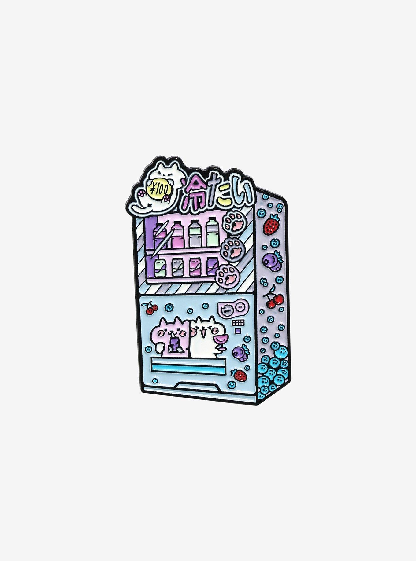 Kawaii Vending Machine Enamel Pin, , hi-res