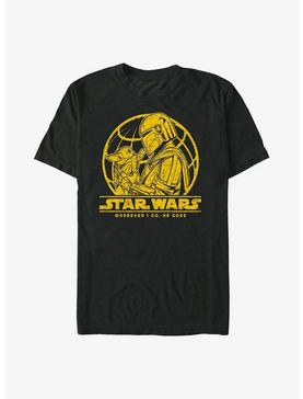 Star Wars The Mandalorian Wherever I Go T-Shirt, , hi-res