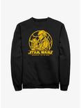 Star Wars The Mandalorian Wherever I Go Sweatshirt, BLACK, hi-res
