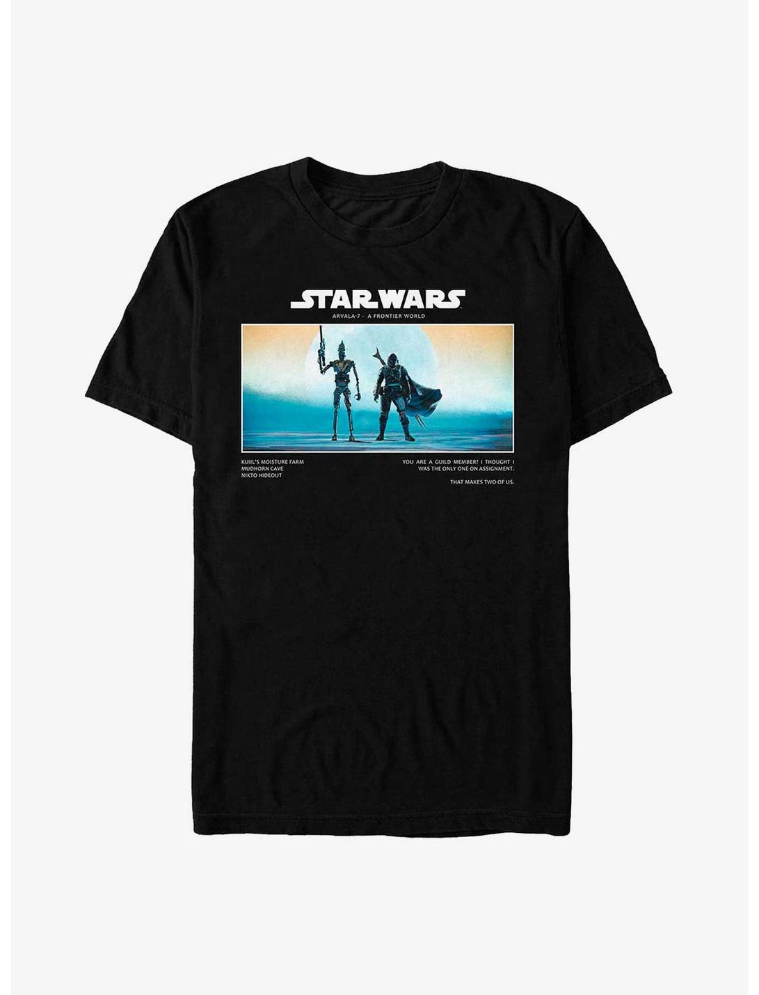 Star Wars The Mandalorian Arvala-7 It Takes Two T-Shirt, BLACK, hi-res