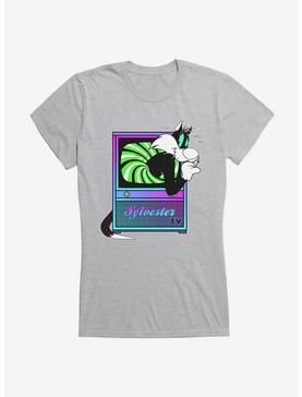 Looney Tunes Sylvester Cat Card Girls T-Shirt, , hi-res