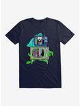 Looney Tunes Taz TV Color Test Bars Girls T-Shirt, , hi-res