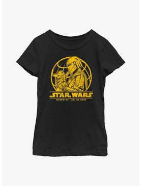 Star Wars The Mandalorian Wherever I Go Youth Girls T-Shirt, , hi-res