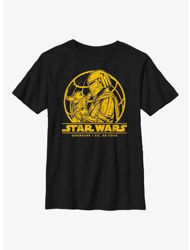 Star Wars The Mandalorian Wherever I Go Youth T-Shirt, , hi-res