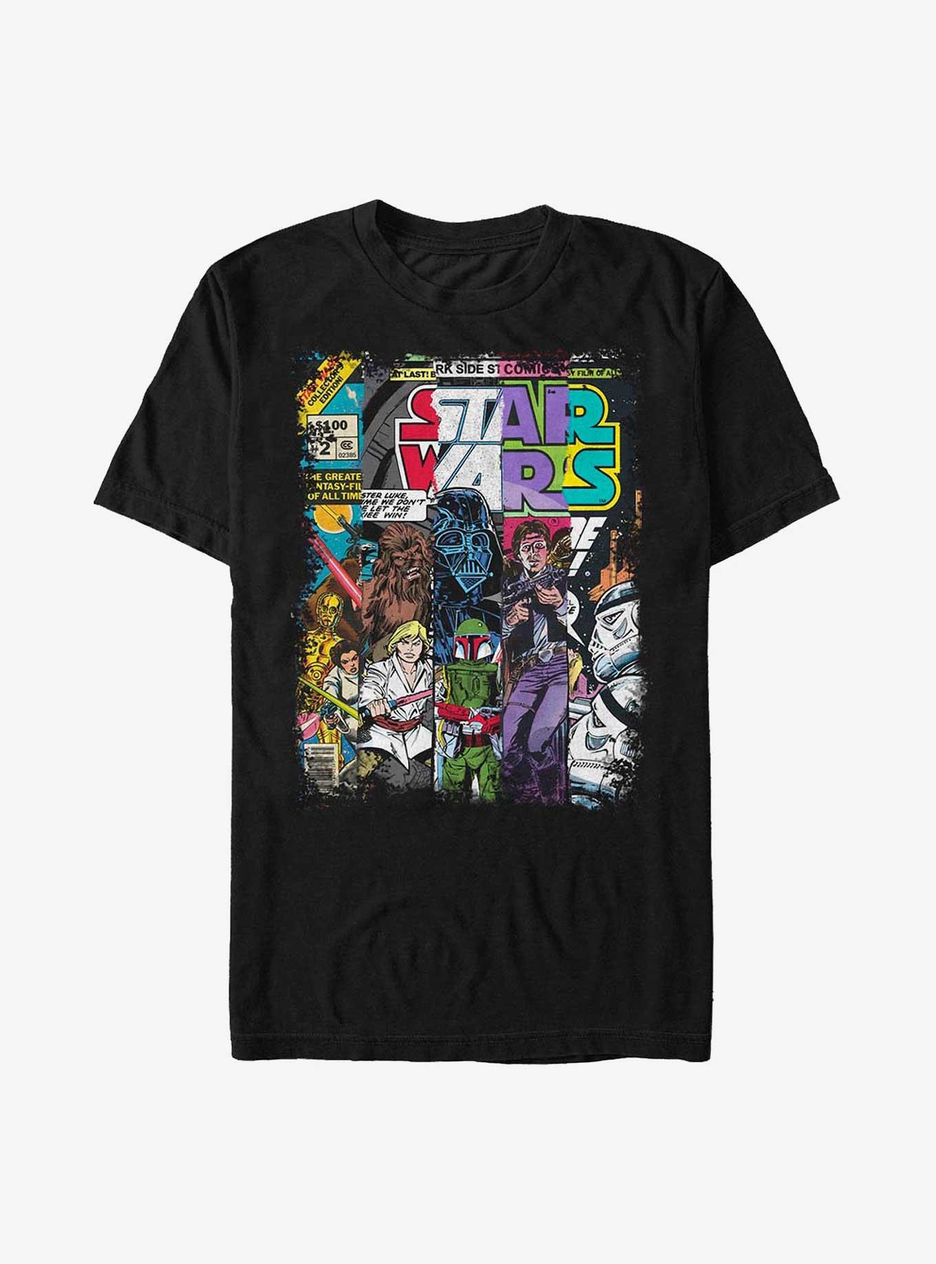 Star Wars Classic Comic Cover Strips T-Shirt, , hi-res