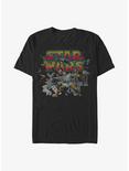 Star Wars Comic Wars T-Shirt, BLACK, hi-res