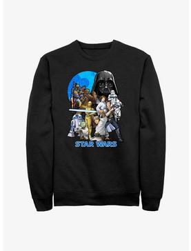 Star Wars Illustrated Poster Sweatshirt, , hi-res