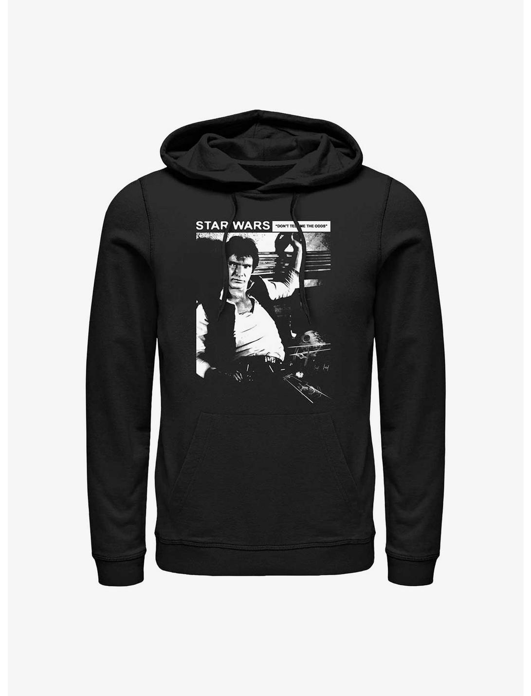 Star Wars Don't Tell Me The Odds Han Solo Hoodie, BLACK, hi-res