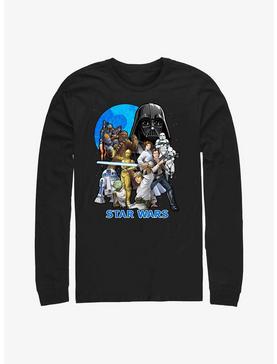 Star Wars Illustrated Poster Long-Sleeve T-Shirt, , hi-res