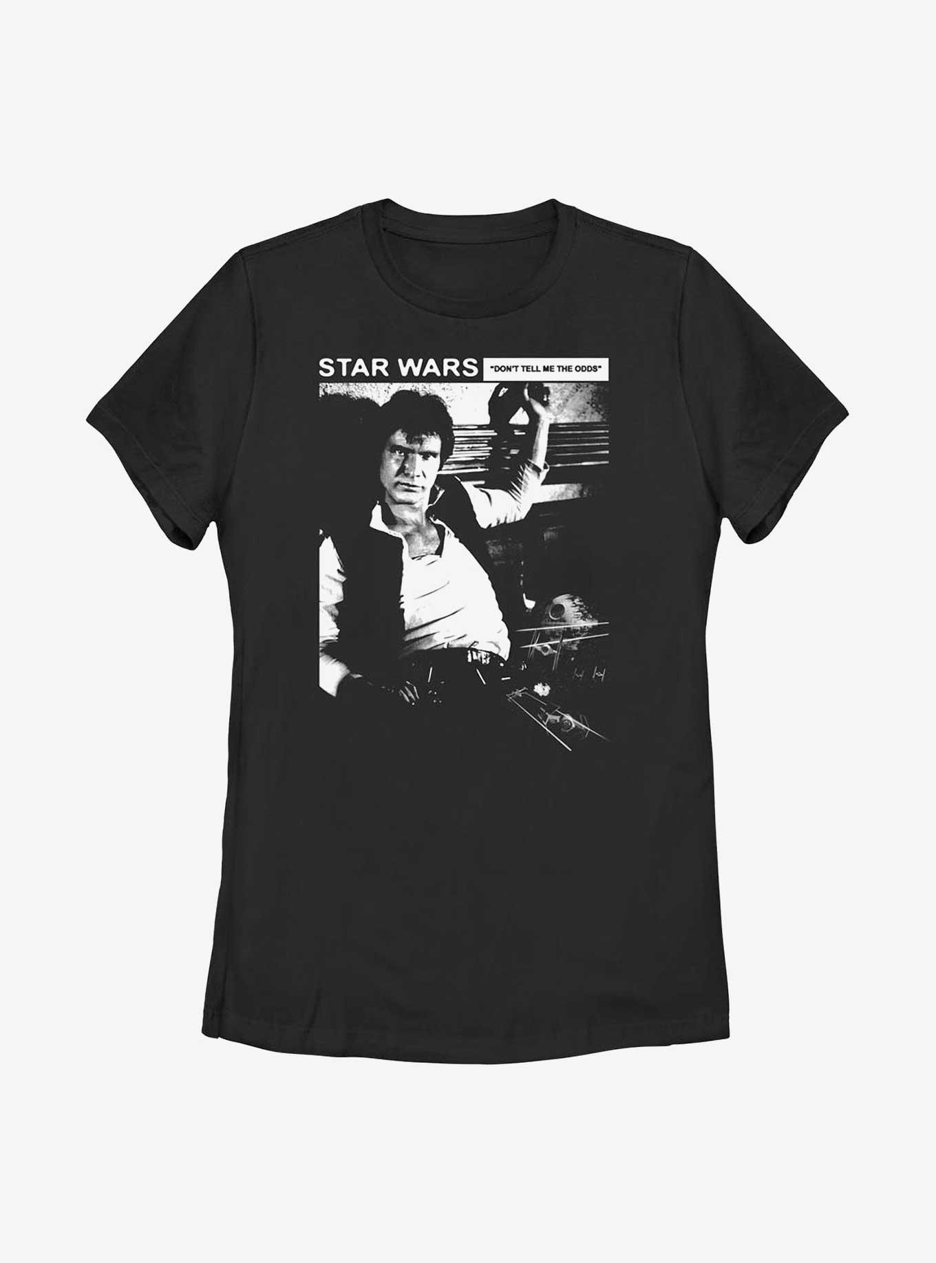 Star Wars Don't Tell Me The Odds Han Solo Womens T-Shirt, , hi-res