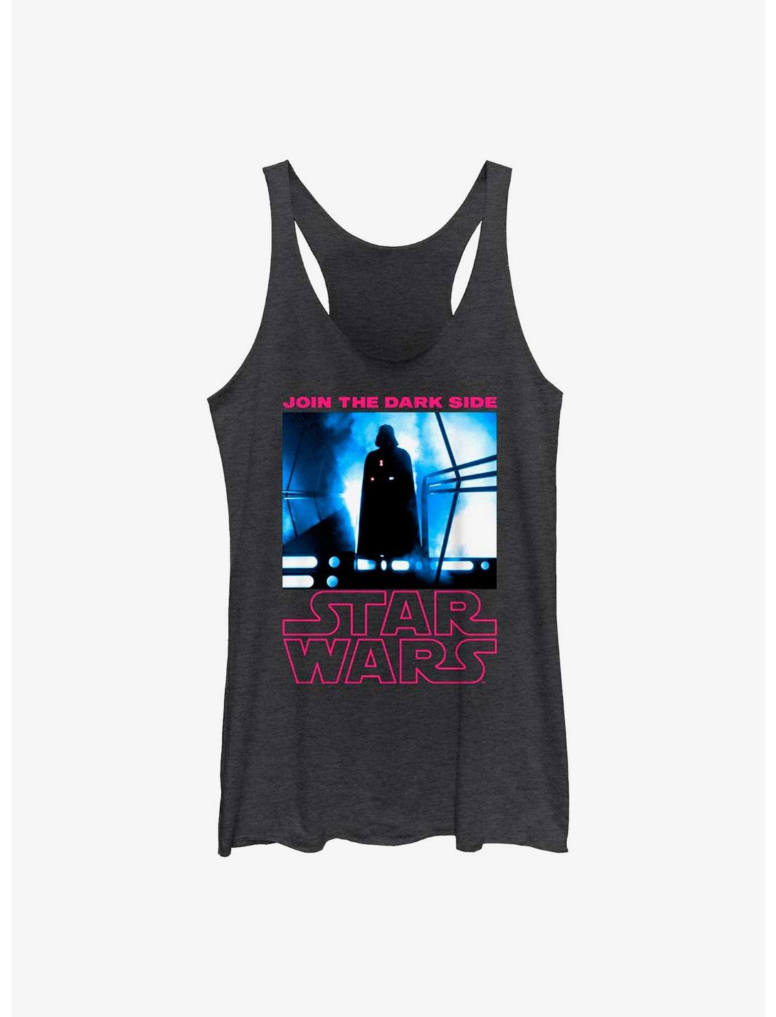 Plus Size Star Wars Join The Dark Side Womens Tank Top, BLK HTR, hi-res