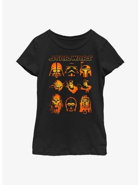 Star Wars Halloween Heads Youth Girls T-Shirt, , hi-res