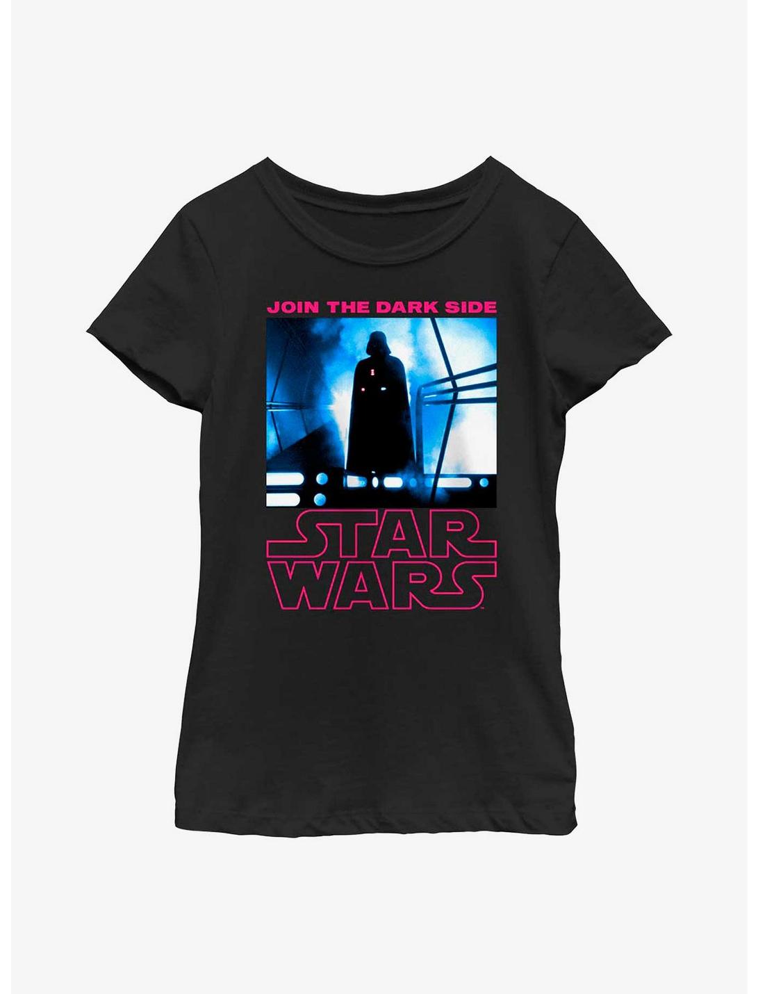 Star Wars Join The Dark Side Youth Girls T-Shirt, BLACK, hi-res