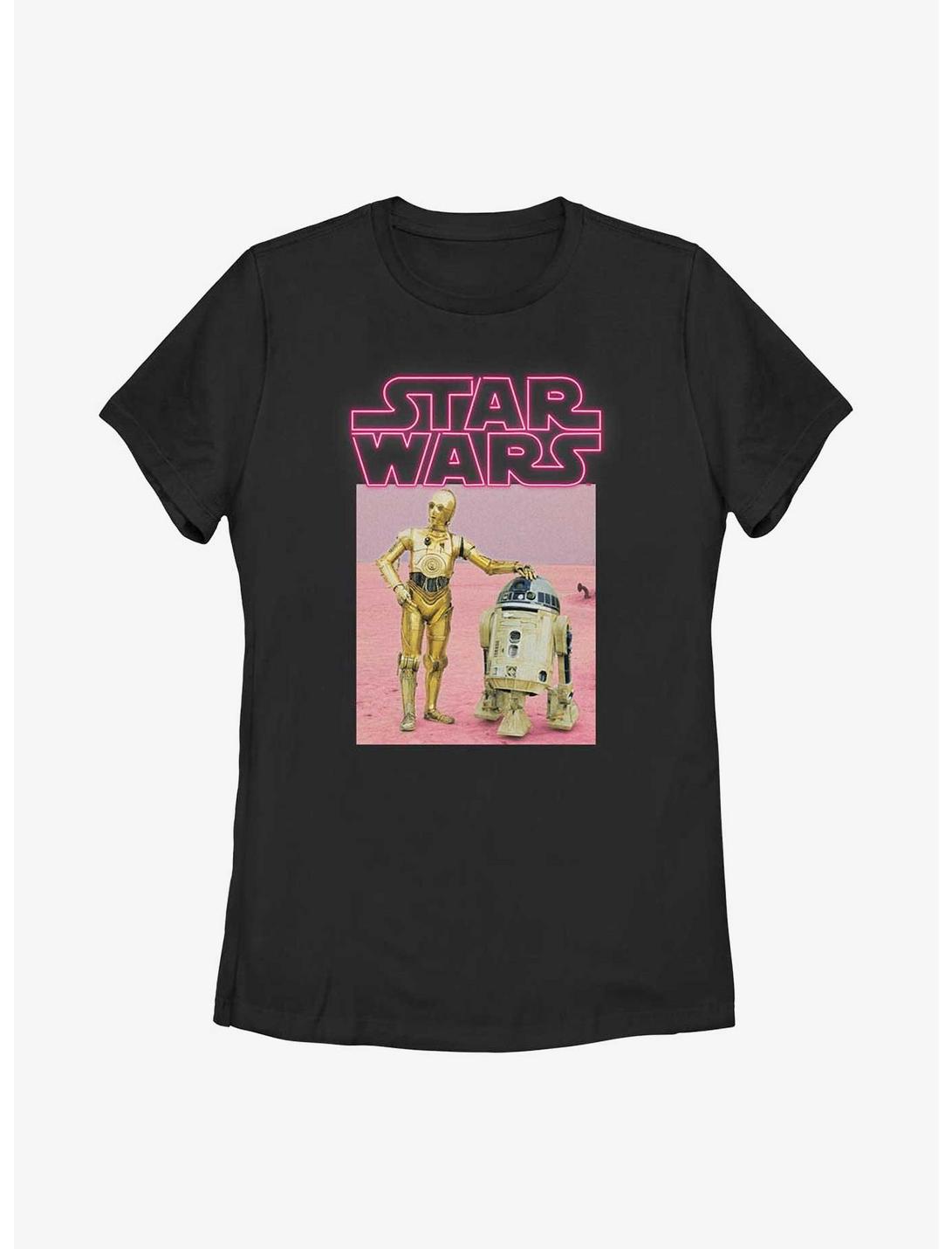Star Wars C-3PO & R2-D2 Womens T-Shirt, BLACK, hi-res
