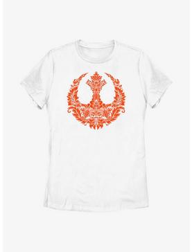 Star Wars Rebel Floral Symbol Womens T-Shirt, , hi-res