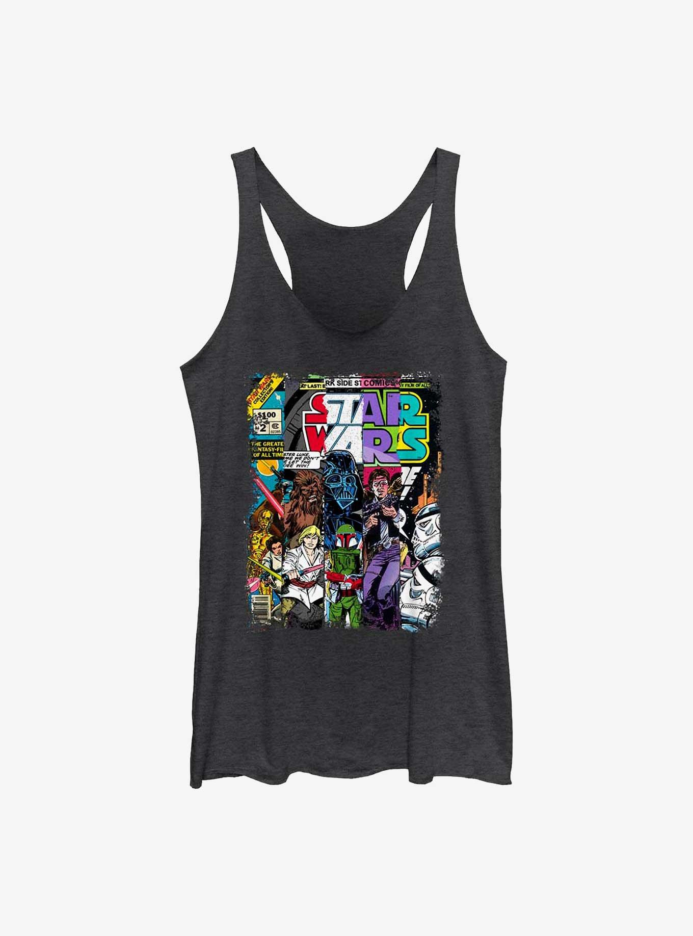Star Wars Classic Comic Cover Strips Womens Tank Top, , hi-res