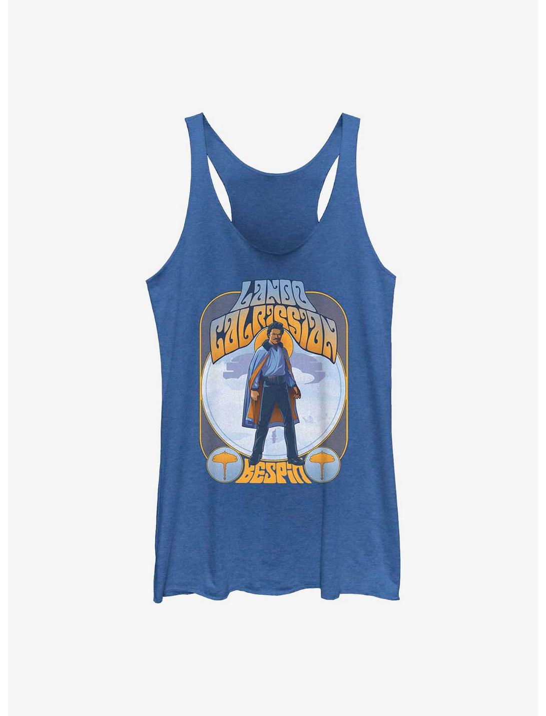 Plus Size Star Wars Lando Calrissian Bespin Groovy Womens Tank Top, ROY HTR, hi-res