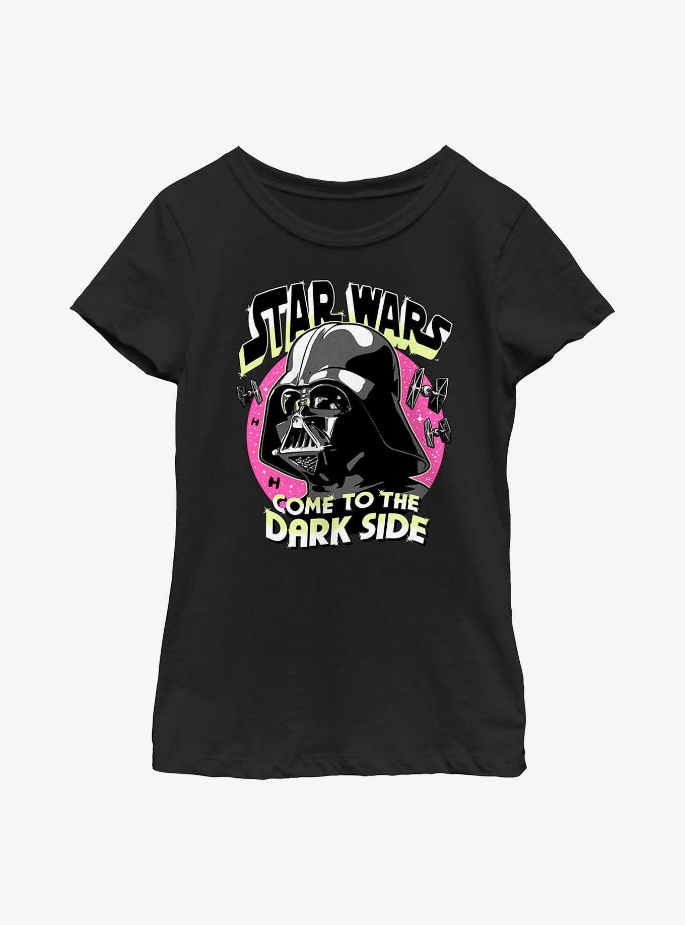 Star Wars Come To The Dark Side Youth Girls T-Shirt, BLACK, hi-res