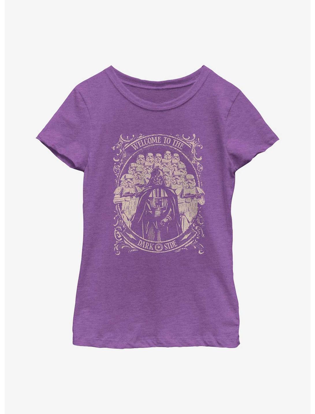 Star Wars Welcome To The Dark Side Youth Girls T-Shirt, PURPLE BERRY, hi-res