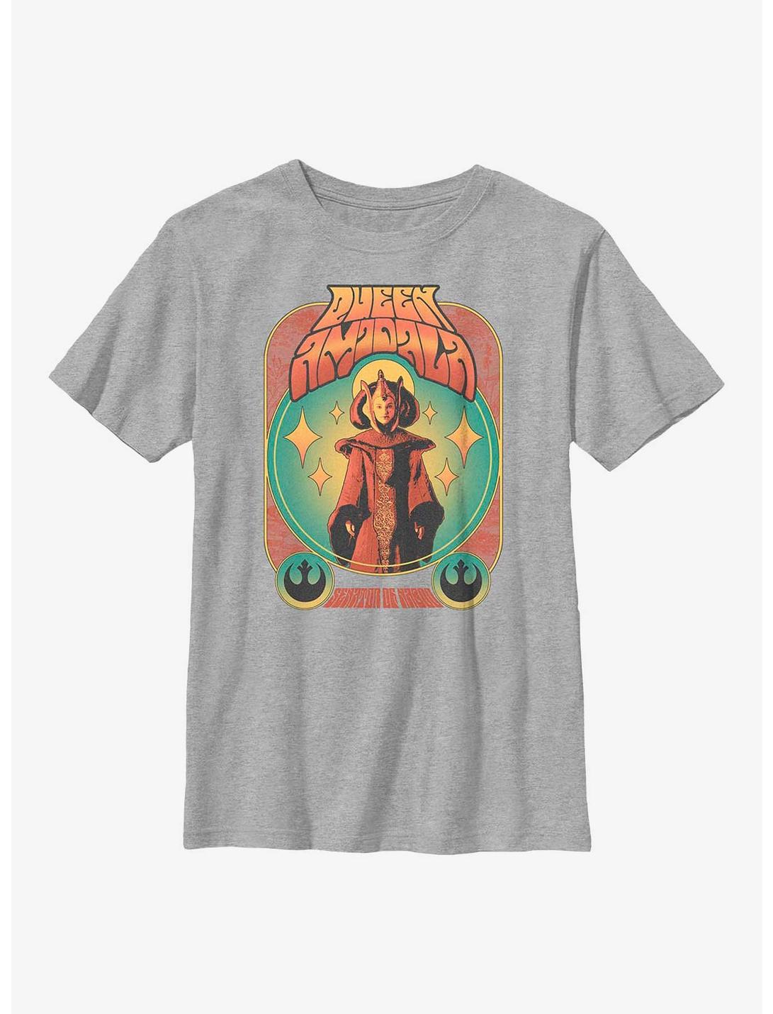 Star Wars Queen Amidala Naboo Groovy Youth T-Shirt, ATH HTR, hi-res