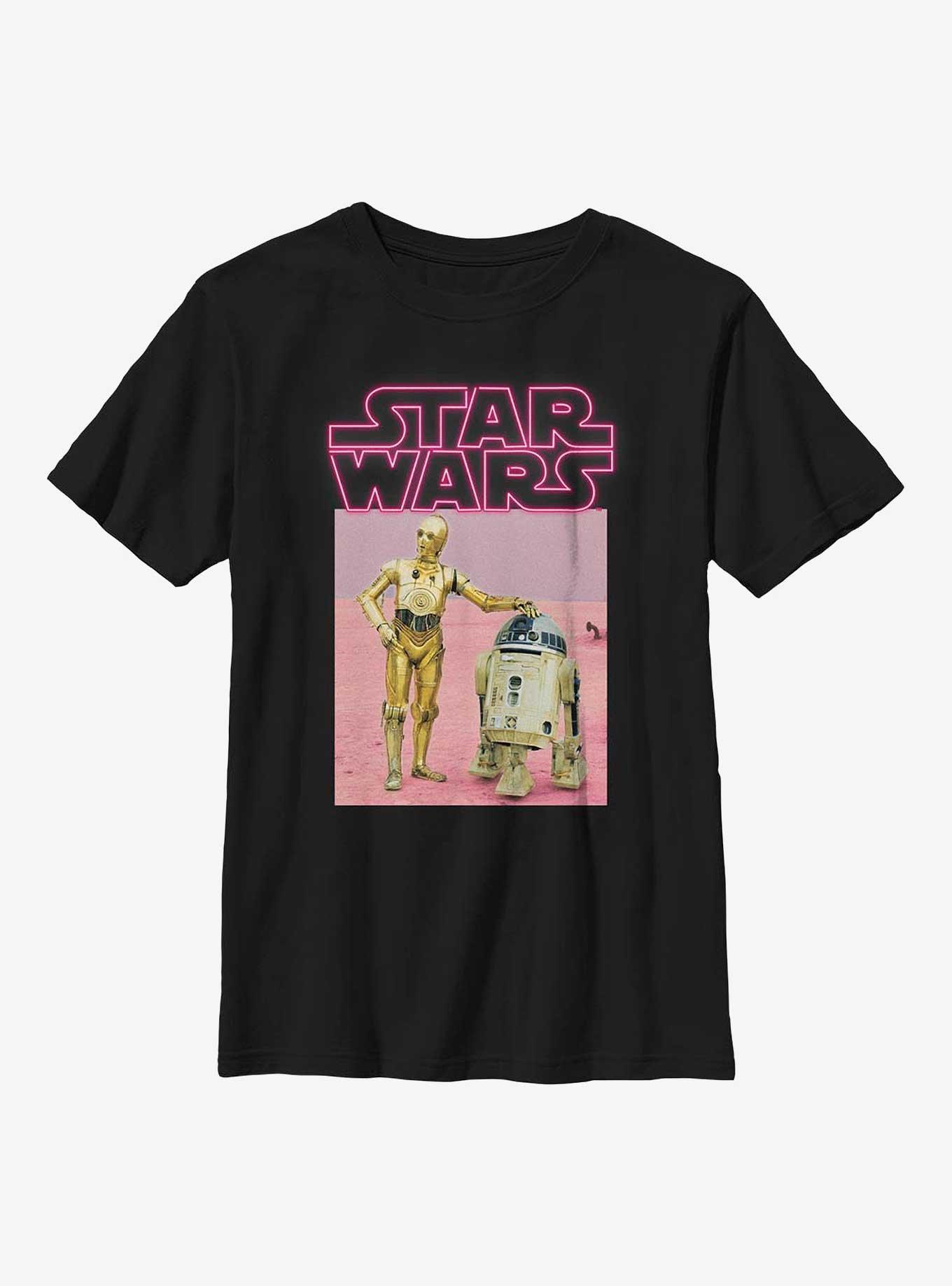 Star Wars C-3PO & R2-D2 Youth T-Shirt, BLACK, hi-res