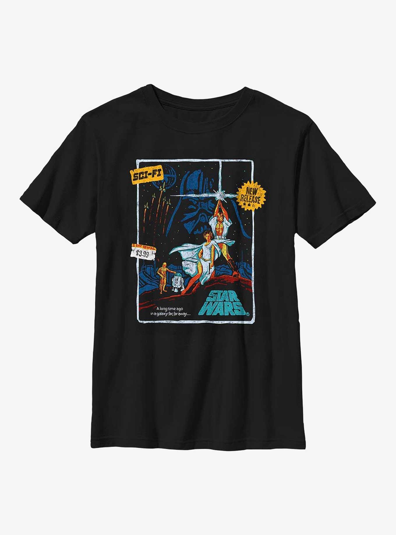Star Wars Vintage Sci-Fi Rental Youth T-Shirt, , hi-res