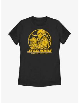 Star Wars The Mandalorian Wherever I Go Womens T-Shirt, , hi-res