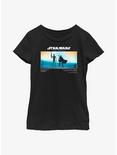Star Wars The Mandalorian Arvala-7 It Takes Two Youth Girls T-Shirt, BLACK, hi-res