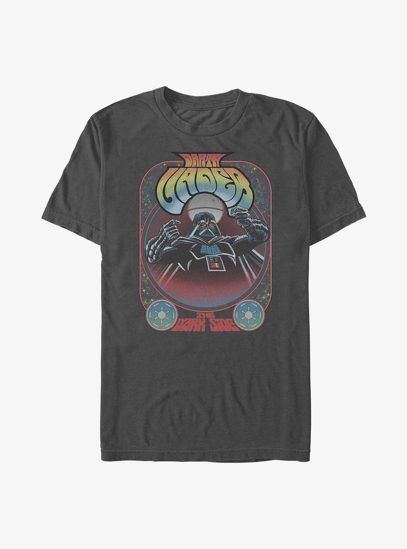 Star Wars Darth Vader Dark Side Groovy T-Shirt, CHARCOAL, hi-res