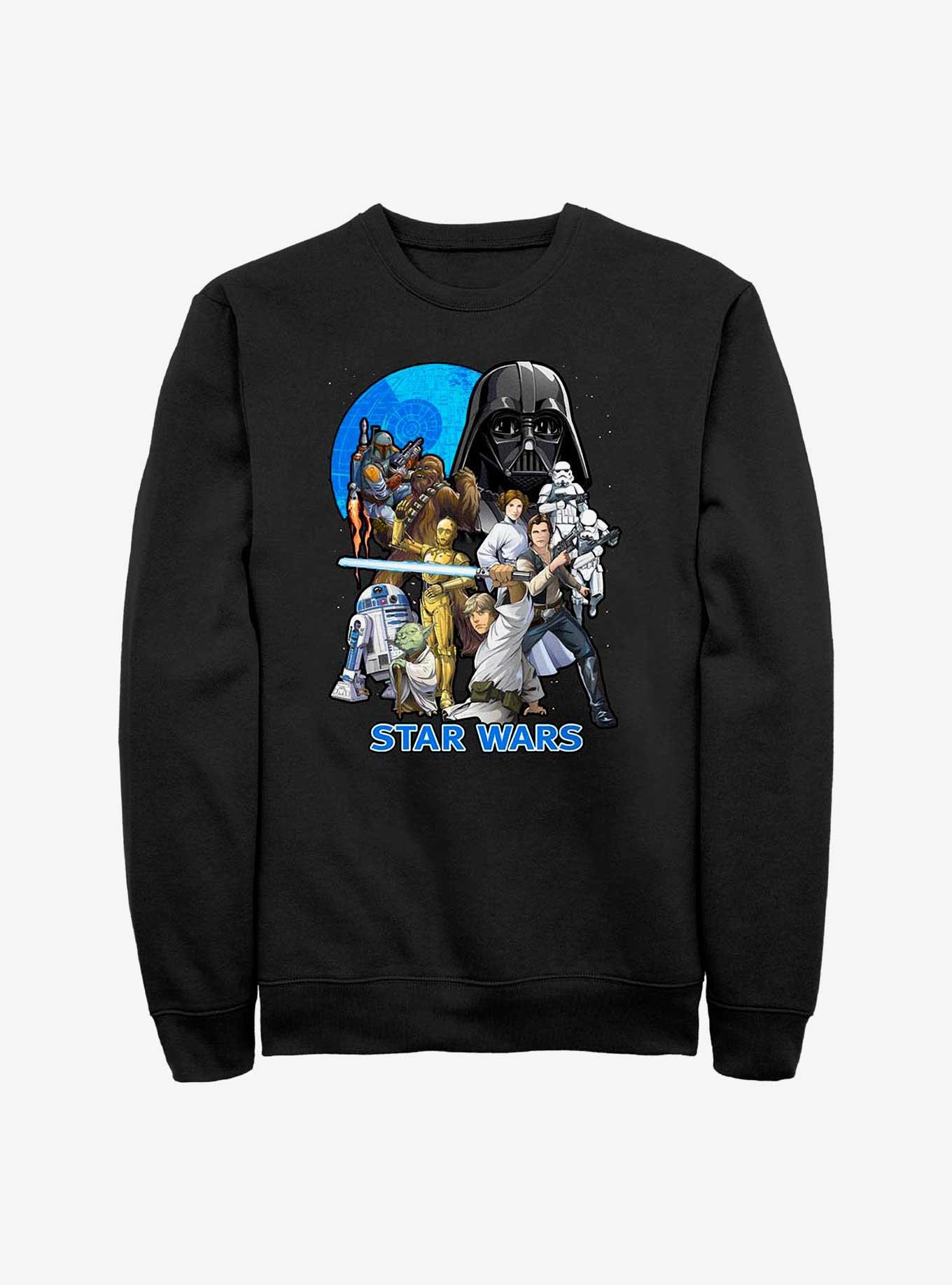 Star Wars Illustrated Poster Sweatshirt, , hi-res