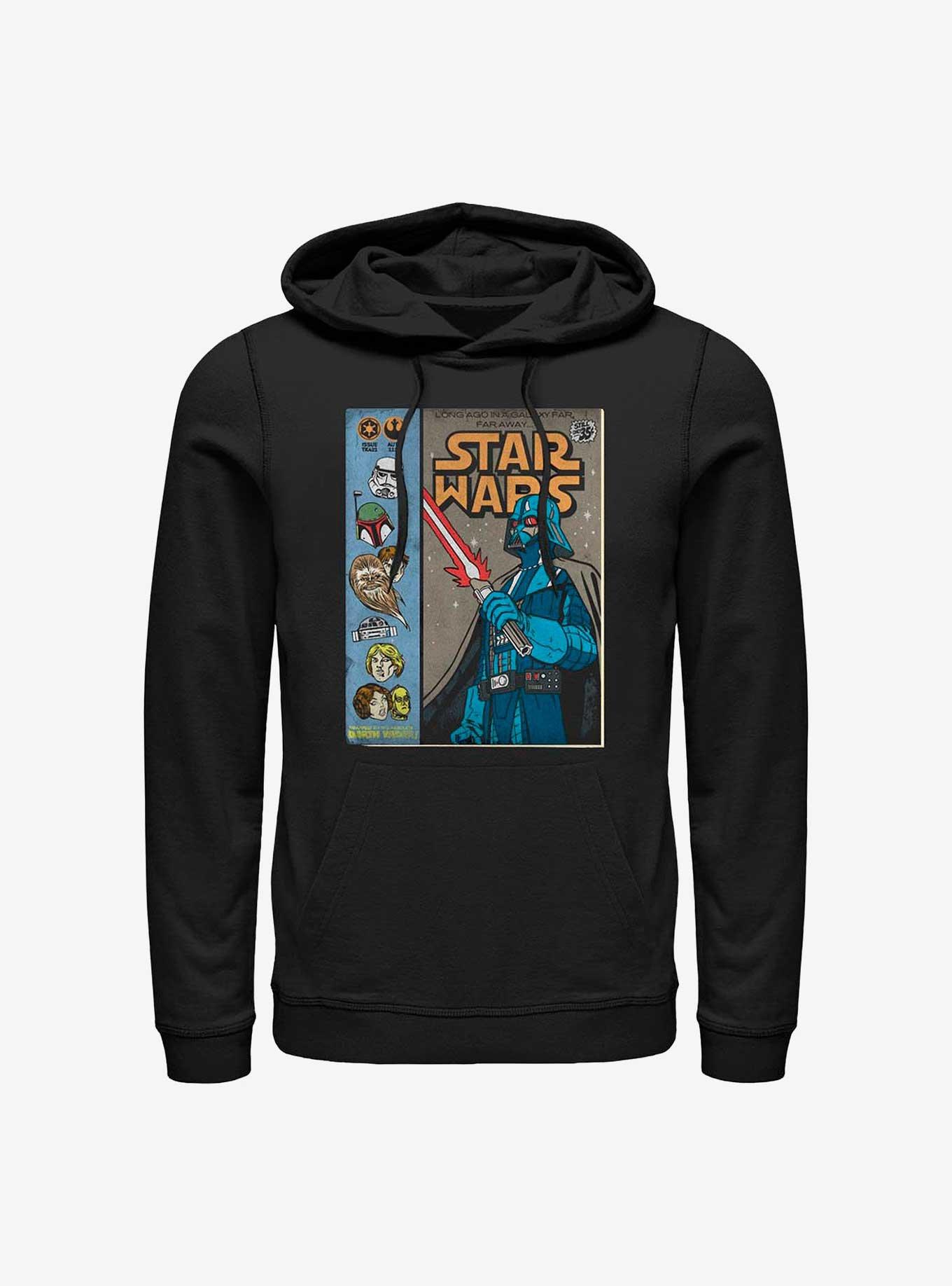 Star Wars Classic Comic Cover Hoodie, BLACK, hi-res