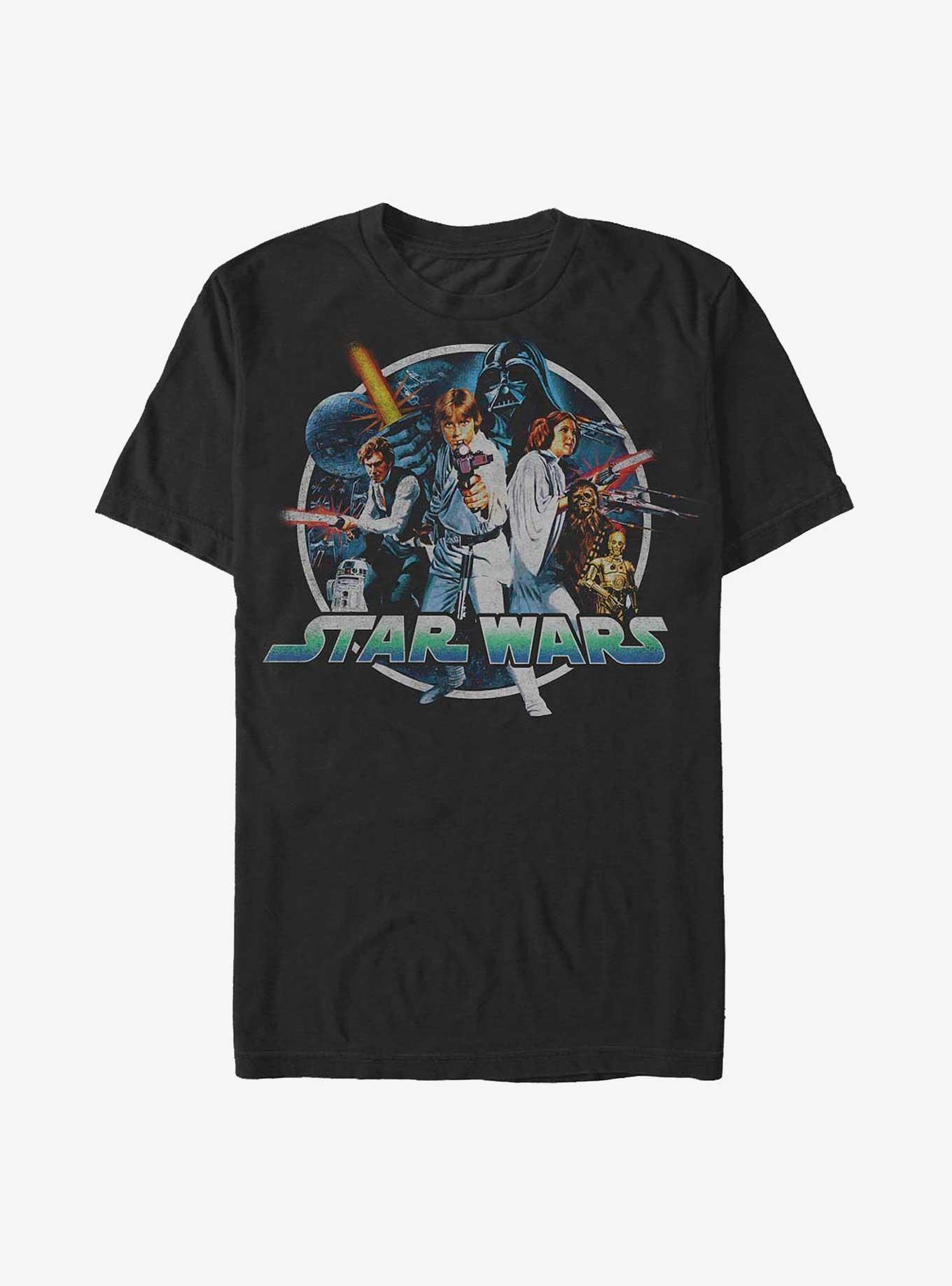 Star Wars A New Hope Classic Group T-Shirt, BLACK, hi-res