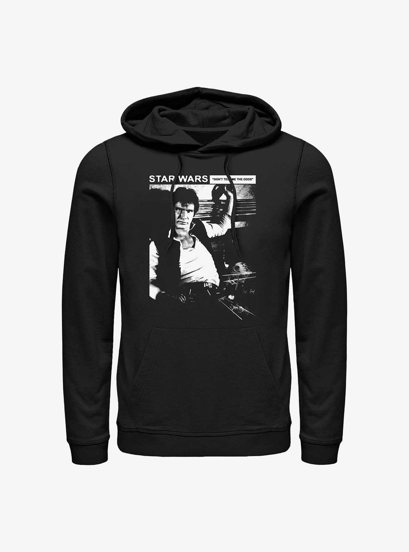 Star Wars Don't Tell Me The Odds Han Solo Hoodie, BLACK, hi-res