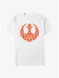 Star Wars Rebel Floral Symbol T-Shirt, WHITE, hi-res