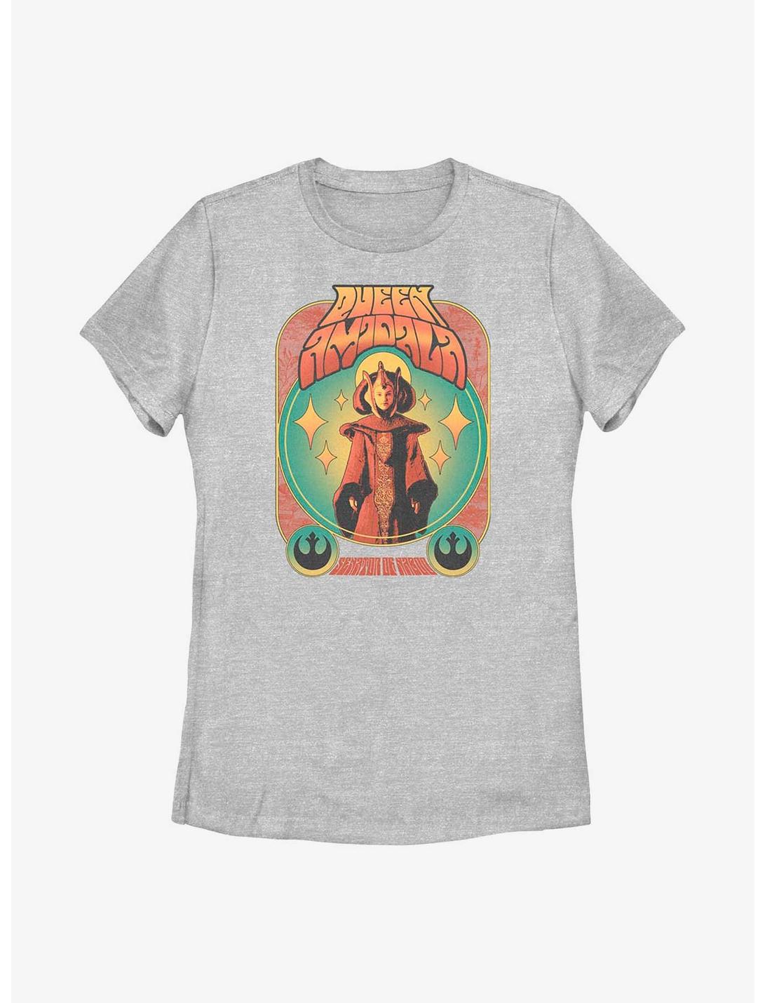 Star Wars Queen Amidala Naboo Groovy Womens T-Shirt, ATH HTR, hi-res