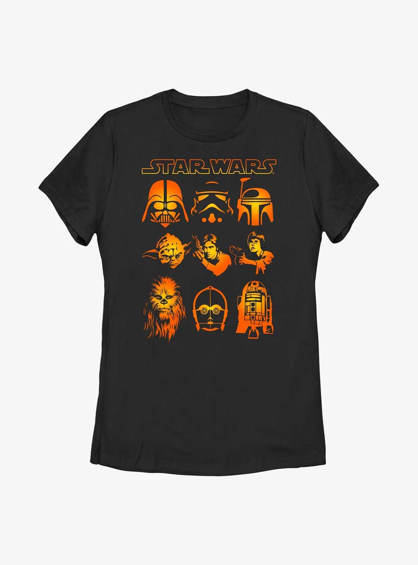 Star Wars Halloween Heads Womens T-Shirt, BLACK, hi-res
