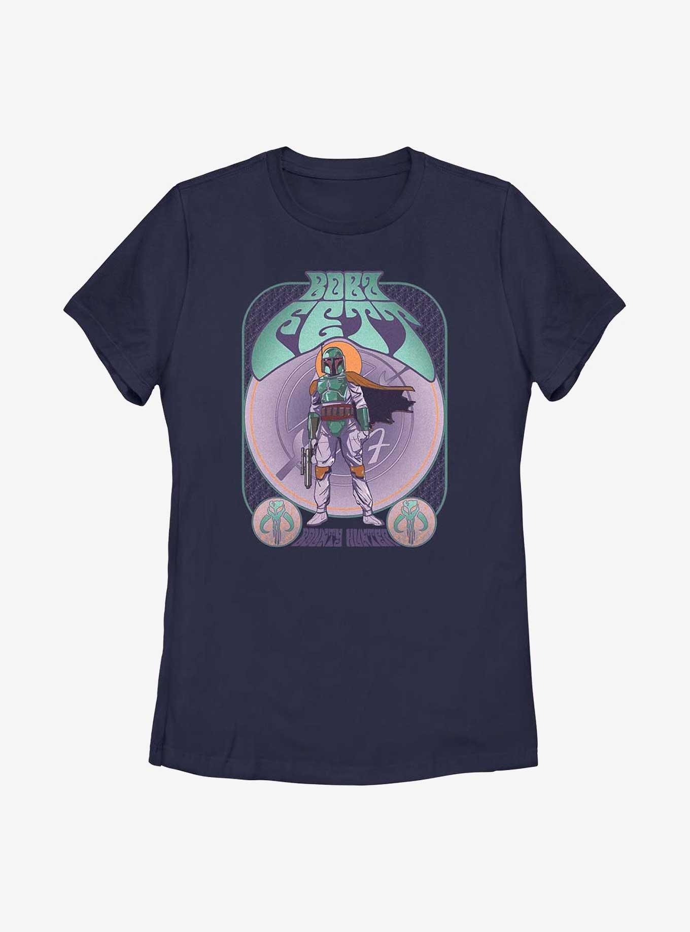 Star Wars Boba Fett Bounty Hunter Groovy Womens T-Shirt, , hi-res