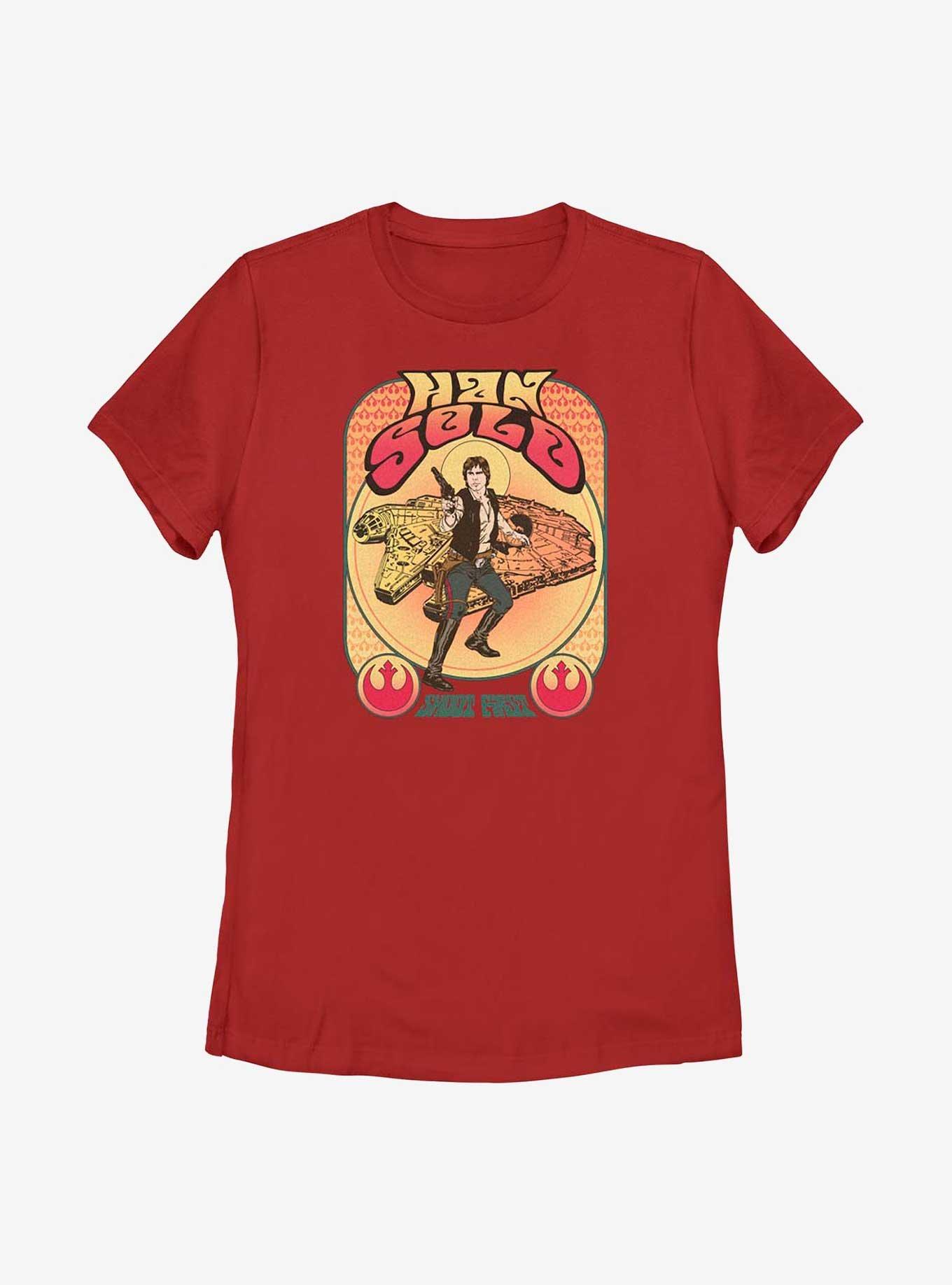 Star Wars Han Solo Shoot First Groovy Womens T-Shirt, , hi-res